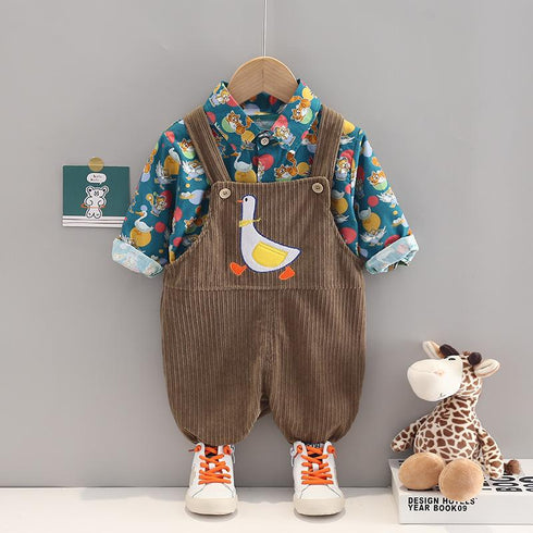 Children's Spring and Autumn Two-Piece Set